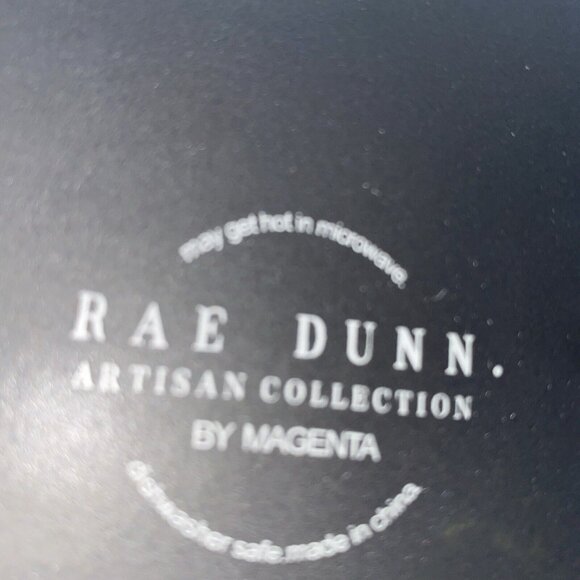 Rae Dunn Howloween XL Dog Pet Food Bowl Black Orange Artisan Collection Magenta - Picture 6 of 10